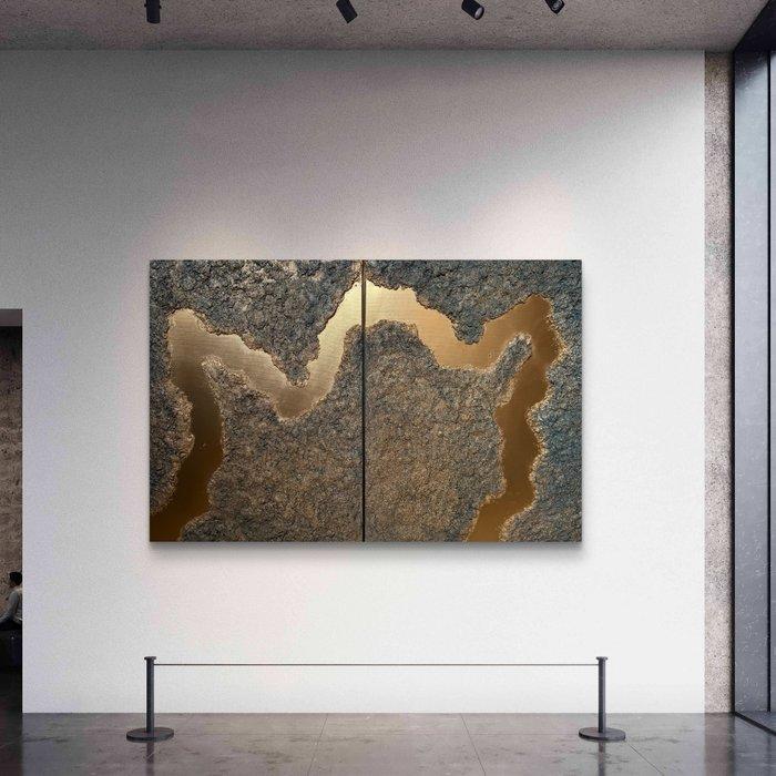 LeeJaimy - Heart of the Earth XL, Antiek en Kunst, Kunst | Schilderijen | Modern