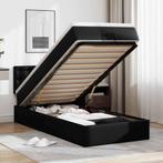 vidaXL Ottoman bed met matrassen en LEDs 80x200cm kunstleer, Huis en Inrichting, Slaapkamer | Bedden, Verzenden, Nieuw