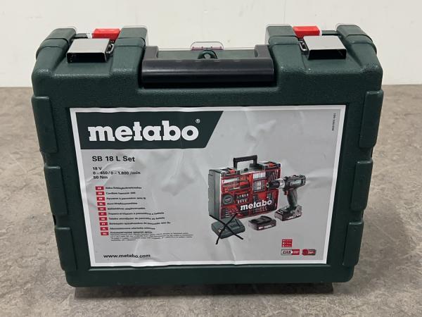 Veiling - Metabo accu klopboor/schroefmachine in toolbox SB, Doe-het-zelf en Bouw, Gereedschap | Overige machines