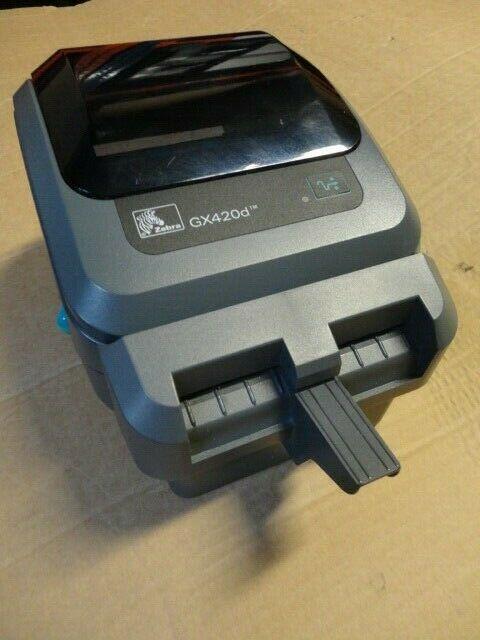 Zebra GX420d Barcode Label Printer USB + Cutter, Computers en Software, Printers, Printer, Gebruikt, Ophalen of Verzenden