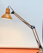 Vintage desk lamp Orange - Bureaulamp - Metaal, Antiquités & Art