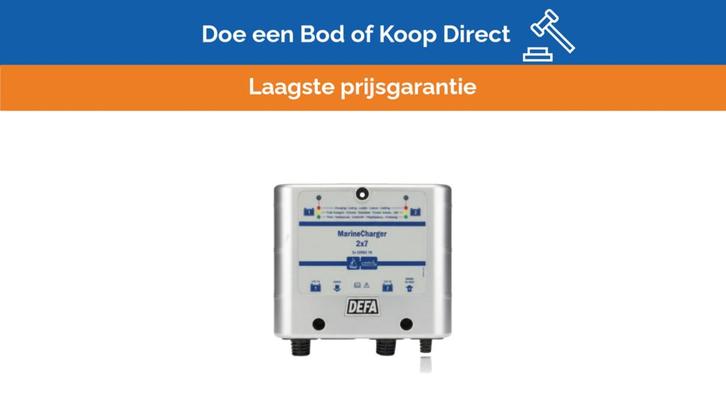Bieden: USED Defa MarineCharger 2x 7A Battery Chager 12V, Watersport en Boten, Bootonderdelen, Ophalen of Verzenden
