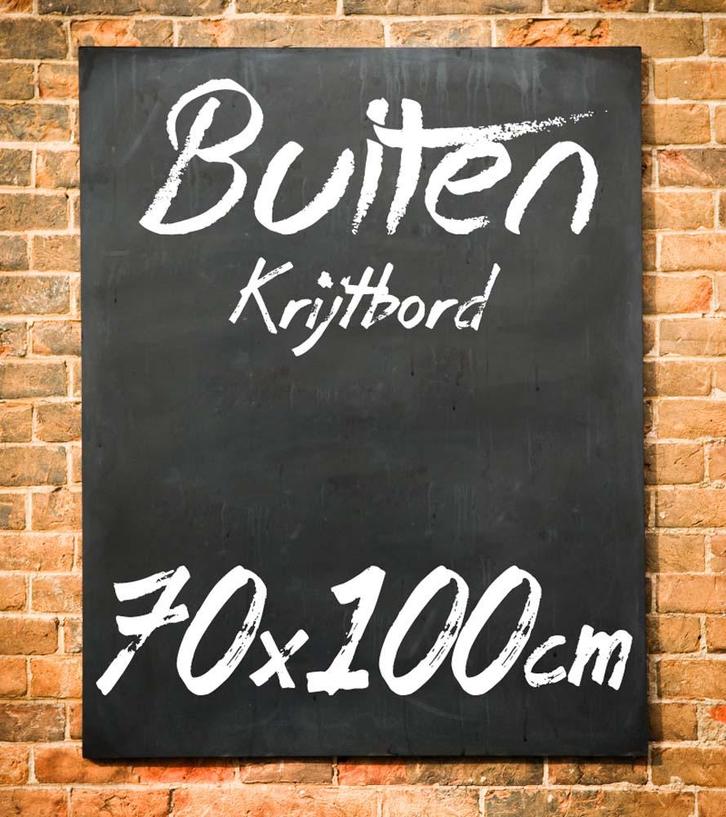 Krijtbord Buiten 70x100 cm Horizontaal, Huis en Inrichting, Woonaccessoires | Lijsten, Verzenden