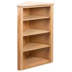 vidaXL Hoekkast 59x36x100 cm massief eikenhout, Verzenden, Nieuw