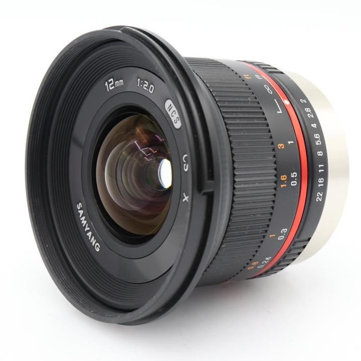 Samyang 12mm F/2 NCS CS Fuji X | Tweedehands, Audio, Tv en Foto, Foto | Lenzen en Objectieven, Zo goed als nieuw, Verzenden
