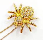 Ketting met hanger - 18 karaat Geel goud - 1.00ct. tw., Handtassen en Accessoires, Antieke sieraden