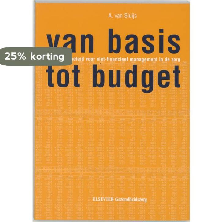 Van basis tot budget 9789035226937 A. van Sluijs, Boeken, Wetenschap, Gelezen, Verzenden