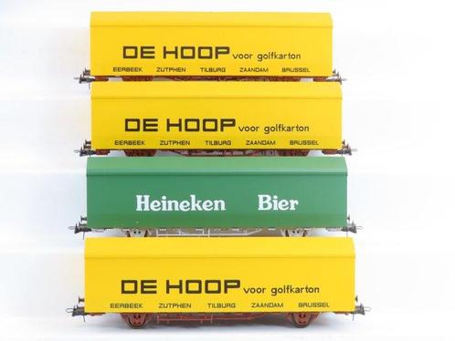 Roco H0 - 46311/46309 - Transport de fret - Quatre wagons de, Hobby & Loisirs créatifs, Trains miniatures | HO