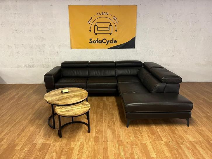 SofaCycle - Echte lederen Maxdivani hoekzetel, Huis en Inrichting, Zetels | Complete zithoeken, Nieuw, Ophalen of Verzenden
