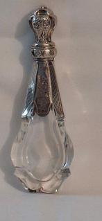 Bouteille de parfum - Cristal et argent - Flacon en, Antiek en Kunst, Antiek | Zilver en Goud
