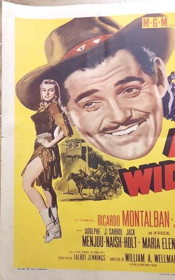 Clark Gable - Across the Wide Missouri - Années 1950