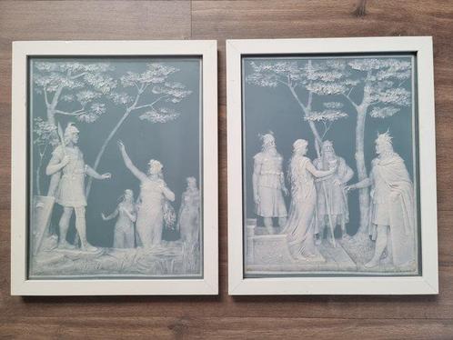 Villeroy & Boch, Mettlach - Johann Baptist Stahl - Plaque, Antiek en Kunst, Antiek | Glaswerk en Kristal