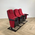luxe thuis bioscoopstoelen in rij van 3 stoelen, rood -, Gebruikt, Zwart, Eén