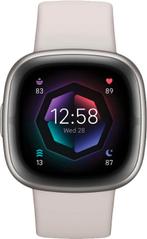 Fitbit Sense 2 Ivoorwit/platina slimme horloges, Handtassen en Accessoires, Smartwatches, Verzenden, Nieuw