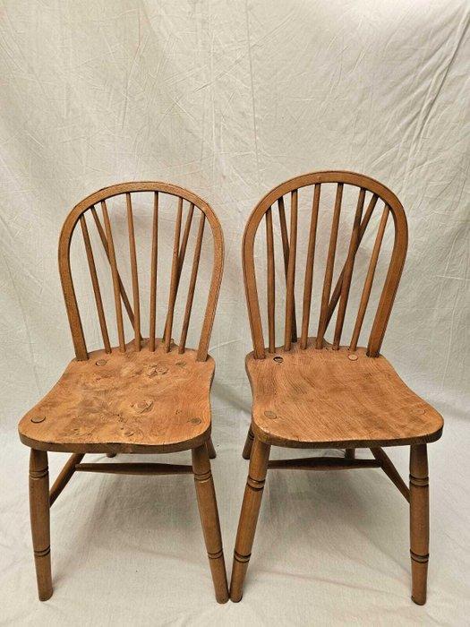 Fauteuil - Windsor Fauteuils met Gebogen Design Circa 1910 -, Antiek en Kunst, Curiosa en Brocante