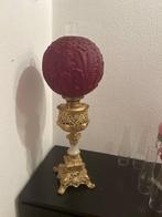 Lamp - Glas, Marmer, Messing, Antiek en Kunst