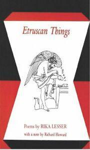 Etruscan Things.by Lesser, Howard, (CON) New, Livres, Livres Autre, Envoi