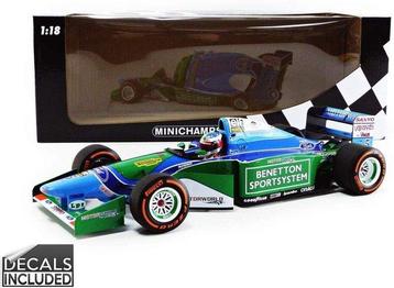 Minichamps 1:18 - Voiture de course miniature - Benetton