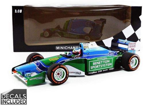 Minichamps 1:18 - Voiture de course miniature - Benetton, Hobby en Vrije tijd, Modelauto's | 1:5 tot 1:12