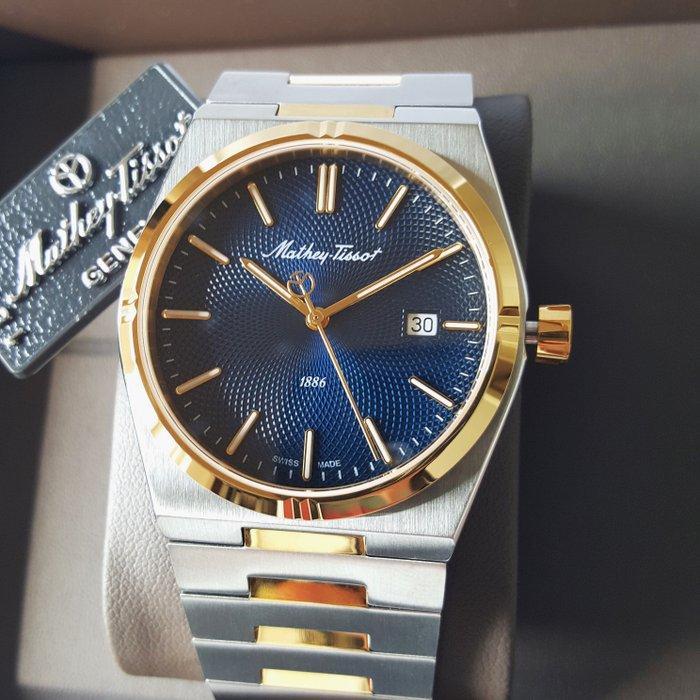 Mathey-Tissot - ZEUS - Guilloché - Swiss Made - Sapphire -, Handtassen en Accessoires, Horloges | Heren
