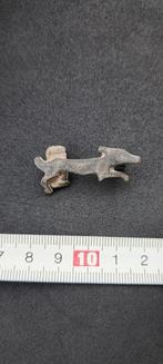 Oud-Romeins Brons Fibula - Roman Dog brooch (Zonder