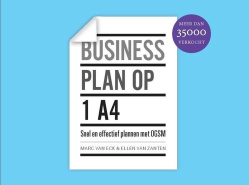 Businessplan op 1 A4 (9789047008408, Marc Van Eck), Livres, Livres scolaires, Envoi