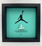 Lijst- Framed Sneaker Air Jordan 1 Retro High Turbo Green  -