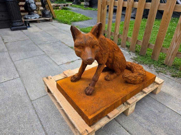 Beeld, Large Fox 67cm 47kg - 49 cm - Gietijzer, Antiek en Kunst, Curiosa en Brocante