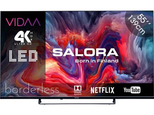 Salora FOD55UV - 4K TV - 55 inch tv - Smart TV - Borderless, Huis en Inrichting, Woonaccessoires | Overige, Nieuw, Verzenden