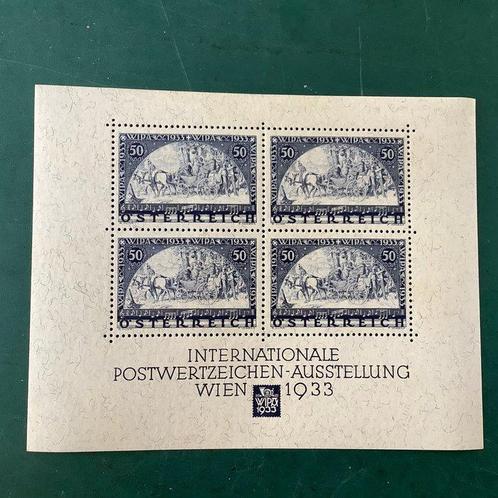 Oostenrijk 1933 - Wipa blok met geschenkboekje en, Postzegels en Munten, Postzegels | Europa | Oostenrijk