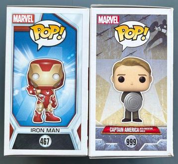 Funko - Funko Pop Iron Man & Captain America & Dark Phoenix
