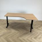 hoekbureau (rechts) 180x120 cm, beuken - zwart, Huis en Inrichting, Gebruikt, Bureau