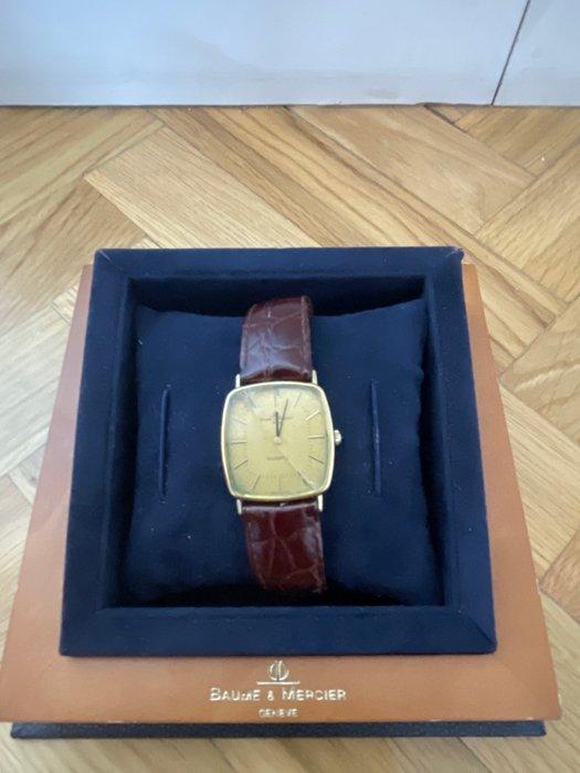 Baume & Mercier - Tank dress watch 18k yellow gold - Zonder, Handtassen en Accessoires, Horloges | Heren