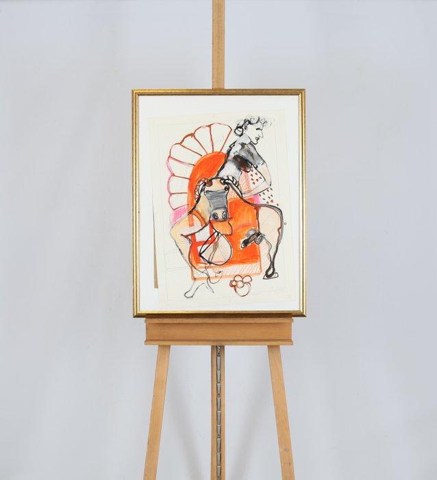 Eleonora Stol (1946-2022) - Donna con il Toro, Antiek en Kunst, Kunst | Designobjecten