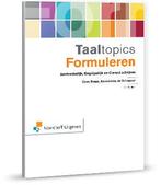 Taaltopics formuleren / Vast Boek / Noordhoff 9789001862480, Boeken, Economie, Management en Marketing, Verzenden, Zo goed als nieuw