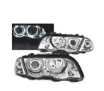 PHARES LED ANGEL EYES POUR BMW E46 98-01 ST CHROMÉ, Auto-onderdelen, Verzenden, Nieuw