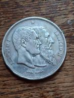 België. Leopold II. 5 Francs 1880 (Zonder Minimumprijs), Postzegels en Munten