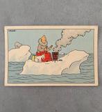 Hergé - 1 Sneeuwkaart nr. 21 - Kuifje en Bobbie op een, Boeken, Nieuw