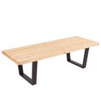 Bank Nelson Bench Eiken 123cm, Huis en Inrichting, Verzenden, Nieuw