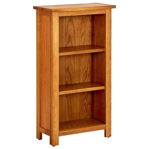 vidaXL Boekenkast 45x22,5x82 cm massief eikenhout, Huis en Inrichting, Kasten | Boekenkasten, Nieuw, Verzenden