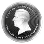 Tokelau. 5 Dollars 2024 1 oz Tokelau Icon Van Gogh Colorized