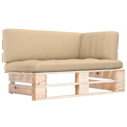 vidaXL Tuinhoekbank pallet geïmpregneerd grenenhout, Tuin en Terras, Tuinsets en Loungesets, Nieuw, Verzenden