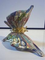 Beeldje, Coppia di farfalle in vetro di Murano - 4 cm - Glas