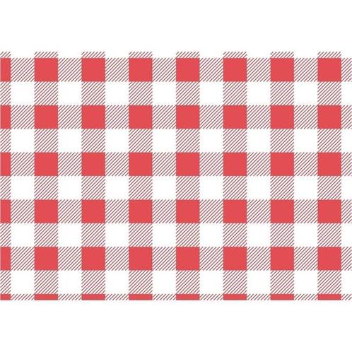 Vetvrij rood gingham papier 25x25cm | 200 stuks Gastronoble, Zakelijke goederen, Horeca | Keukenapparatuur, Nieuw in verpakking