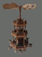 Kerstbeeldje Erzgebirge Handarbeit - Draaiende kerstpiramide