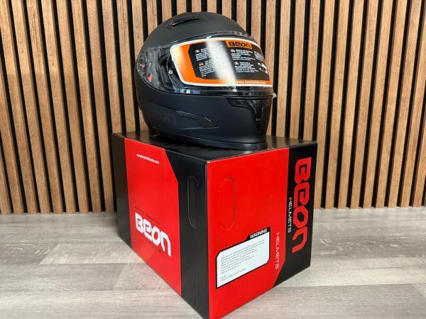 Veiling - BEON B503 matt black, Vélos & Vélomoteurs, Casques de cyclomoteur