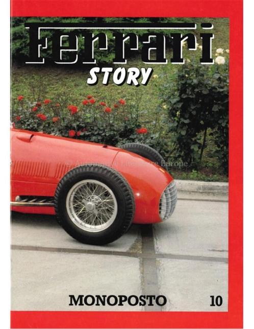 1987 FERRARI STORY MONOPOSTO MAGAZINE 10 ENGELS / ITALIAANS, Boeken, Auto's | Folders en Tijdschriften