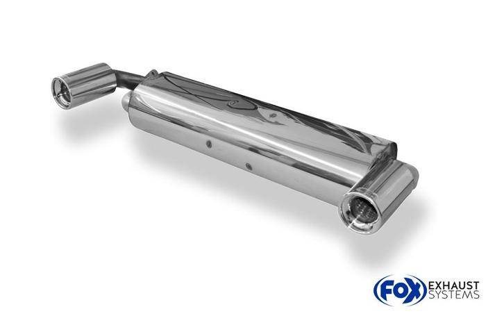 FOX MG TF achterdemper uitgang rechts/links - 1x90 type 13 r, Auto-onderdelen, Uitlaatsystemen, Nieuw, Verzenden