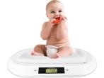 Veiling - Silvergear Baby Weegschaal Tot 20kg - Wit, Kinderen en Baby's, Kinderspulletjes, Nieuw
