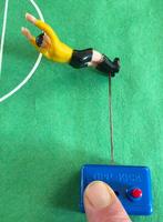 Table football with hand painted players - Bordspel -